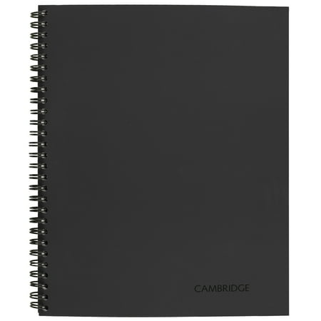 Cambridge Soft Cover Gray 80 Sheet Business Notebook