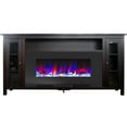 Cambridge Somerset 70In. Mahogany Electric Fireplace TV Stand with