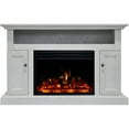 thumbnail image 1 of Cambridge Sorrento Electric Fireplace Heater with 47-In. White TV Stand, Enhanced Log Display, Multi-Color Flames and a Remote Control, 1 of 10
