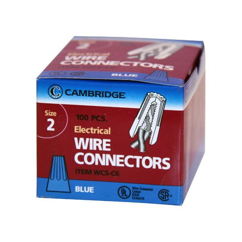Standard Twist-On Wire Connector - Blue 100 Per Pack