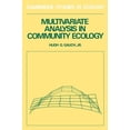thumbnail image 1 of Pre-Owned Multivariate Analysis in Community Ecology (Paperback 9780521282406) by Hugh G. Gauch, 1 of 1