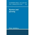 thumbnail image 1 of Cambridge Studies in Linguistics Syntax and Parsing, Book 76, (Hardcover), 1 of 1
