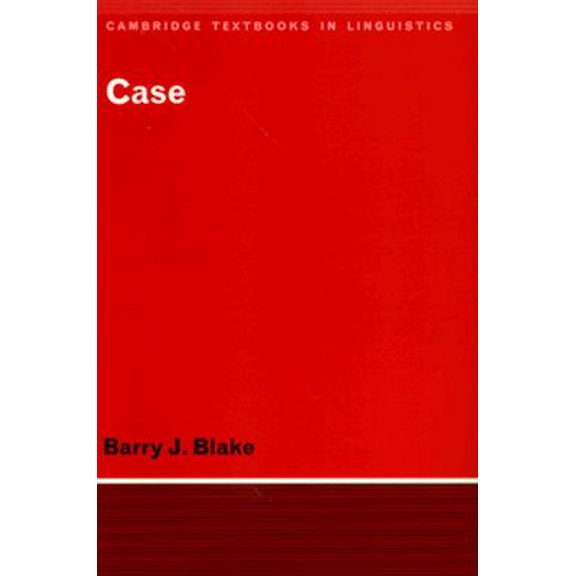 Pre-Owned Cambridge Textbooks in Linguistics: Case (Paperback)