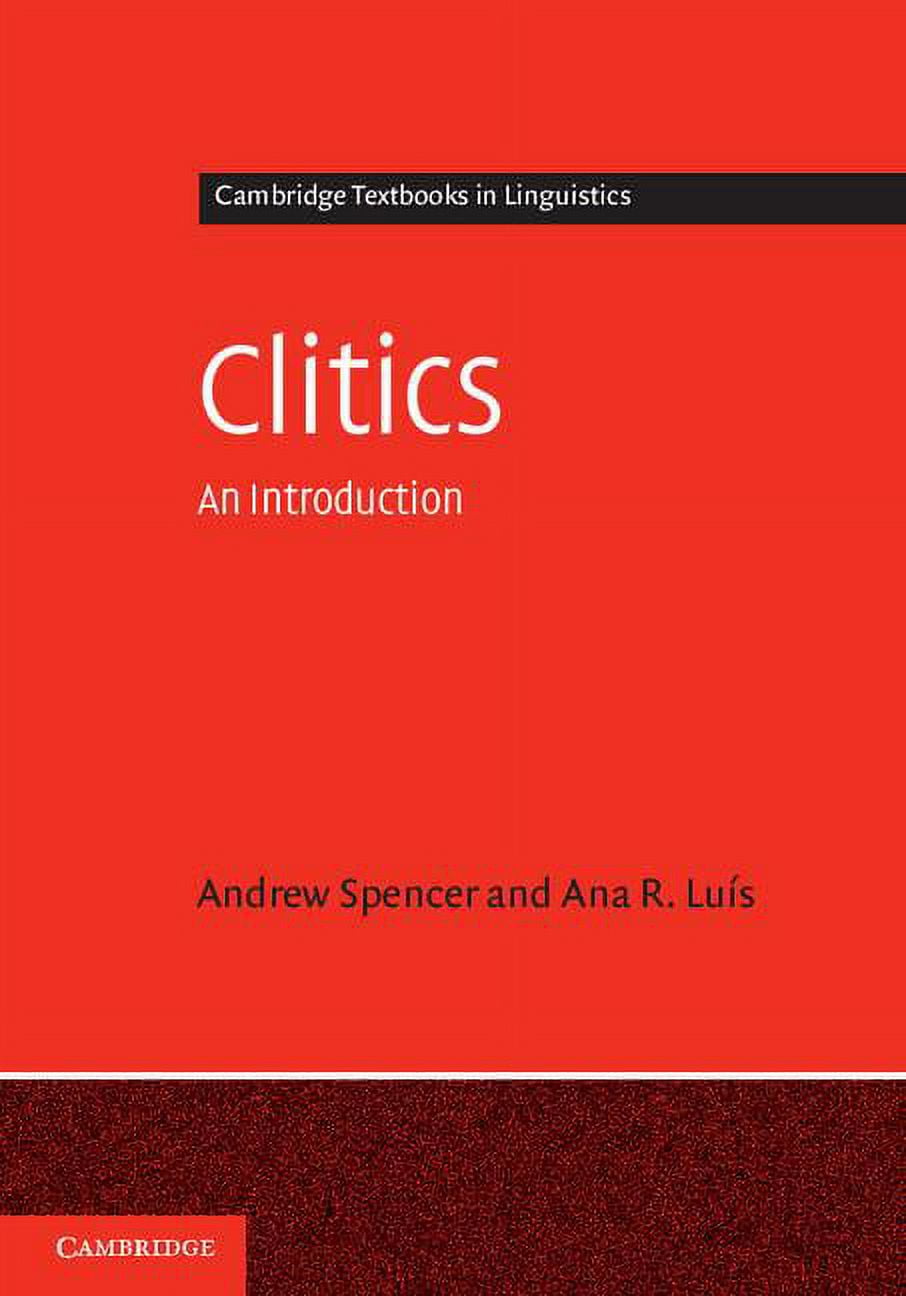Cambridge Textbooks in Linguistics Clitics, (Hardcover)