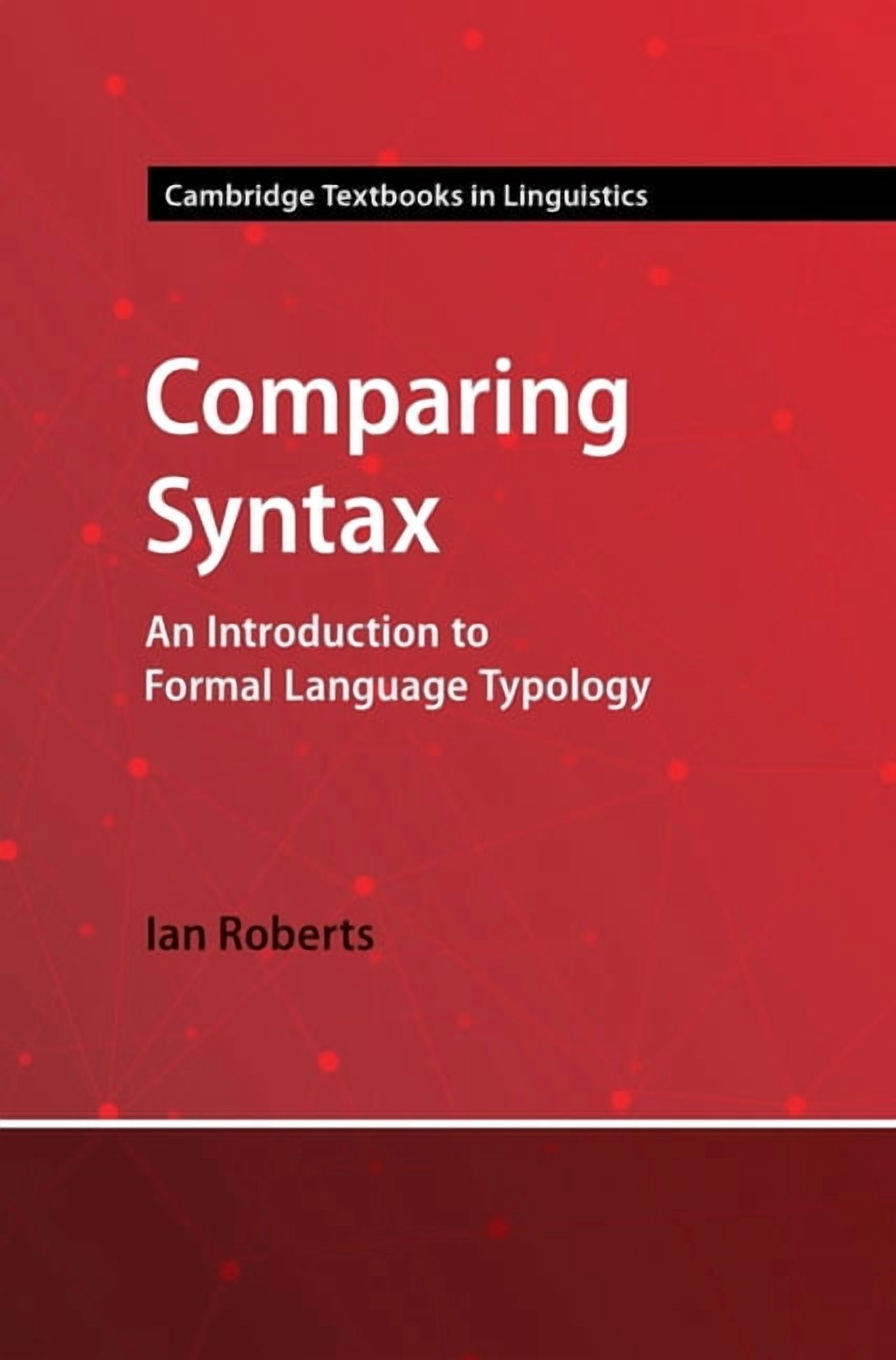 Cambridge Textbooks in Linguistics Comparing Syntax, (Hardcover)