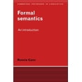 thumbnail image 1 of Cambridge Textbooks in Linguistics Formal Semantics: An Introduction, (Hardcover), 1 of 1