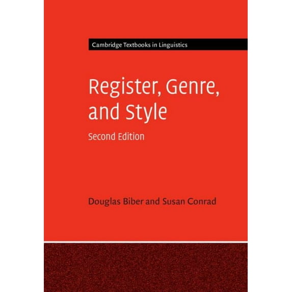 Cambridge Textbooks in Linguistics Register, Genre, and Style, (Hardcover)