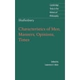 thumbnail image 1 of Cambridge Texts in the History of Philos Shaftesbury: Characteristics of Men, Manners, Opinions, Times, (Hardcover), 1 of 1