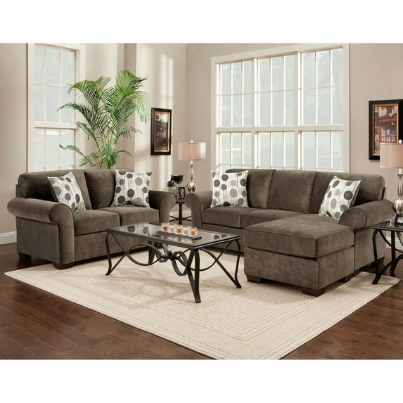 Cambridge Ventura 3-Piece Set: Chaise Sofa, Loveseat and Chair