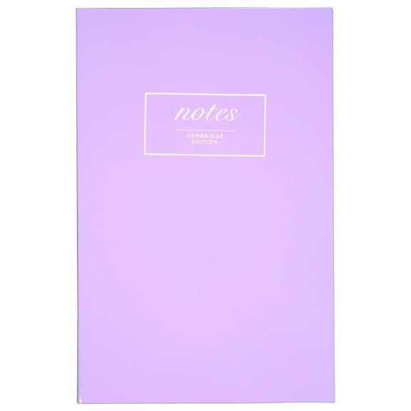 Cambridge Work Style Casebound Medium Fashion Notebook Lavender - Meeting