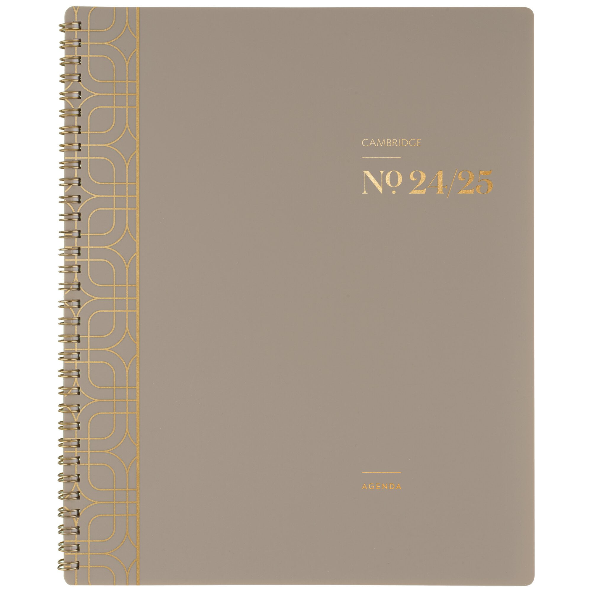 Cambridge WorkStyle Academic 2024-2025 Monthly Planner Timeless Taupe Large 8 12