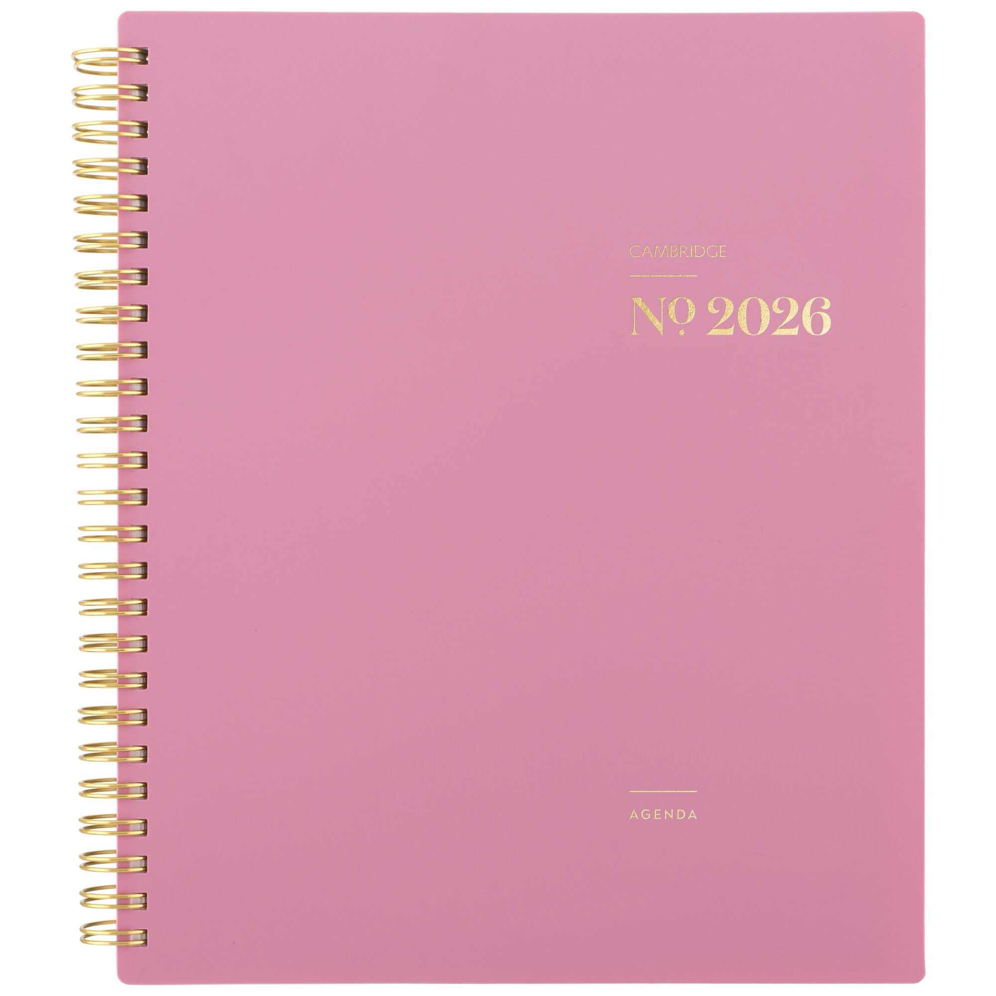 Cambridge WorkStyle Balance 2026 Weekly Monthly Planner Cosmetic Pink Medium 7 x