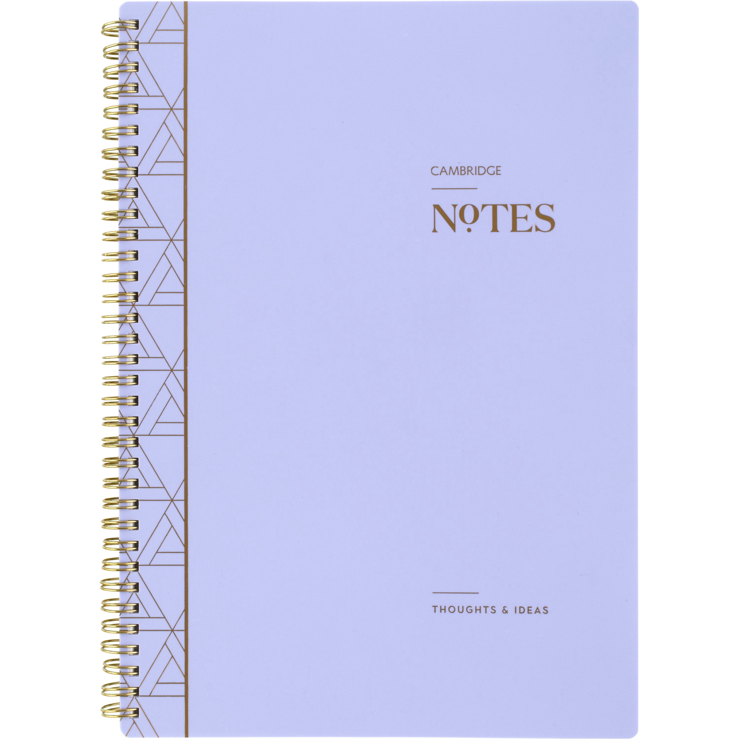 Cambridge WorkStyle Wirebound Notebook, 80 Sheets, Lavender, Large, 8.25" x 11.75" (1606P-409-19)