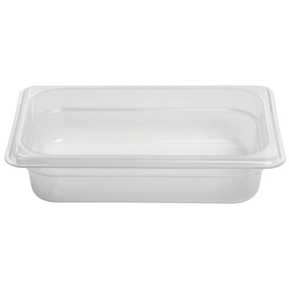 Cambro 1/4 Size Translucent Polypropylene Food Pan - 2 1/2" D