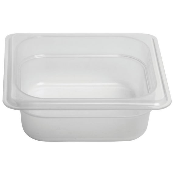 Cambro 1/6 Size Translucent Polypropylene Food Pan - 2 1/2" D
