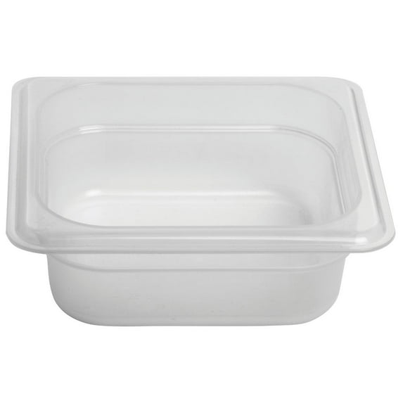 Cambro 1/6 Size Translucent Polypropylene Food Pan - 2 1/2" D