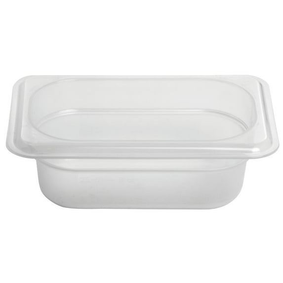 Cambro 1/9 Size Translucent Polypropylene Food Pan - 2 1/2" D