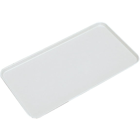 cambro 10" x 30" x 3/4" deli / bakery display trays, 12pk, white, 1030mt-148
