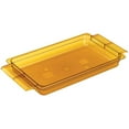 thumbnail image 1 of Cambro 12HPH150 Amber High Heat Full Size x 2.5 D Food Pan", 1 of 3
