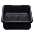thumbnail image 1 of Cambro 21155CBP110 Poly Cambox 21" x 15" x 5" Black Polyethylene Bus Box with Ribbed Bottom, 1 of 3