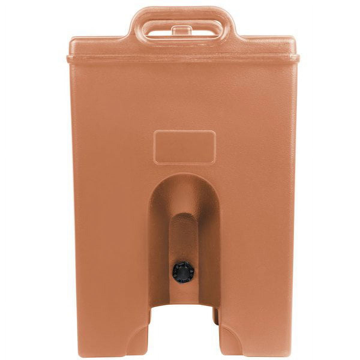 Cambro 250LCD157 Camtainers 2.5 Gallon Coffee Beige Insulated Beverage  Dispenser