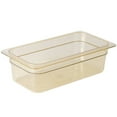 thumbnail image 1 of Cambro 34Hp150 H-Pan 1/3 Size Amber High Heat Plastic Food Pan - 4" Deep, 1 of 3