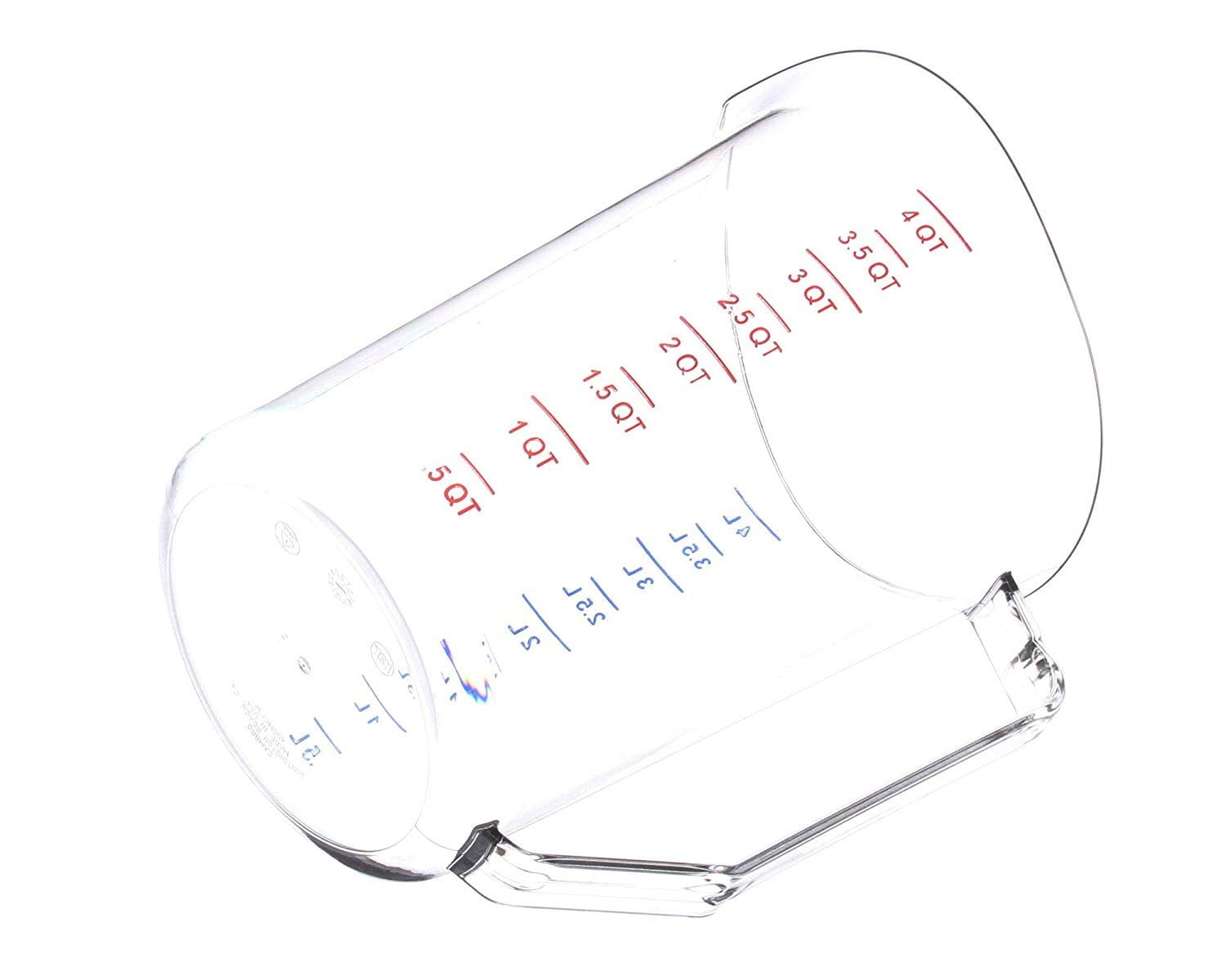 Chef's Supreme - 2 qt. Polycarbonate Clear Measuring Cup with Handle, Each