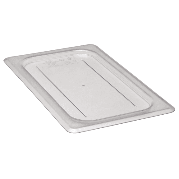 Food Pan Lid 1/4 Camwear Flat Clear