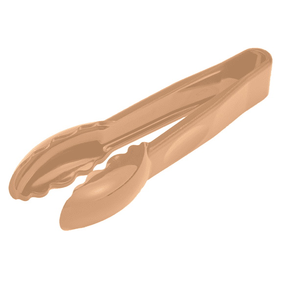 Cambro 6" Beige Scalloped Tongs (11-0597) Category: Tongs