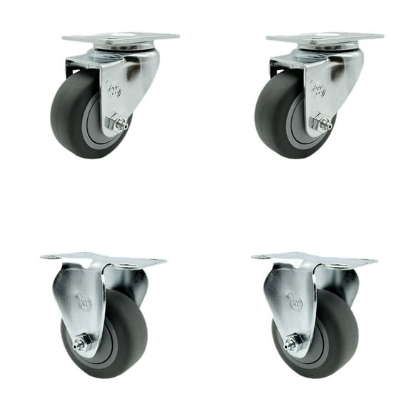 Cambro 60005 60009 Swivel Caster Replacement Set - Service Caster Brand