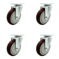 thumbnail image 1 of Cambro 60008 41021 Ultra Pan Carriers Service Cart Caster Replacement Set-SCC, 1 of 2
