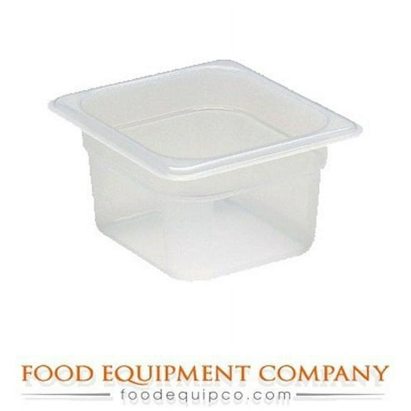 Cambro 64PP190 Food Pan, 1/6-size, 4"D - Case of 6