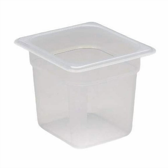 Cambro 66PP190 1/6 Size Polypropylene Food Pans, Translucent 6/Case