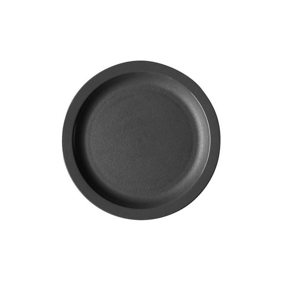 Cambro 825CWNR110 Camwear Black 8-1/4" Narrow Rim Plate - 48 / CS