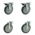 thumbnail image 1 of Cambro Beverage Service Cart Swivel Caster with 2 Brakes Replacement Set- SCC, 1 of 2
