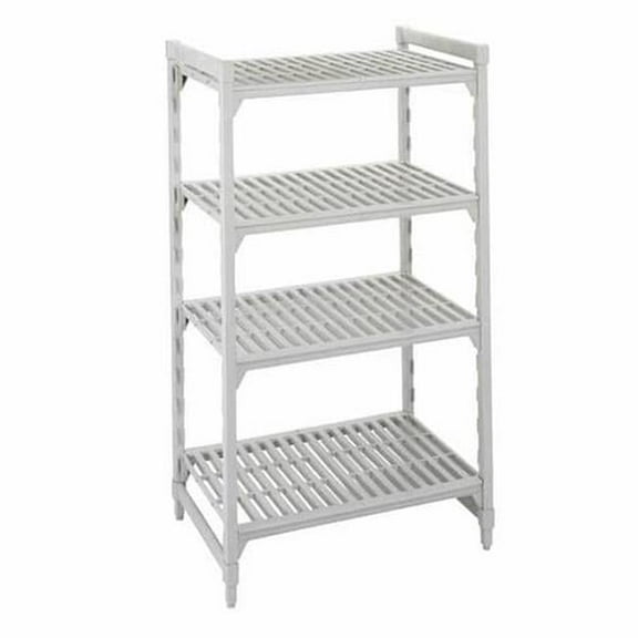 Cambro CPU212472V4480 Cam Shelving Premium Starter Unit - 21 in. W x 24 in. L x 72 in. H