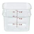 thumbnail image 1 of Cambro CamSquares FreshPro Series Food Storage Container, 6 Qt - 9"L x 9"W x 7 1/10"H, 1 of 2