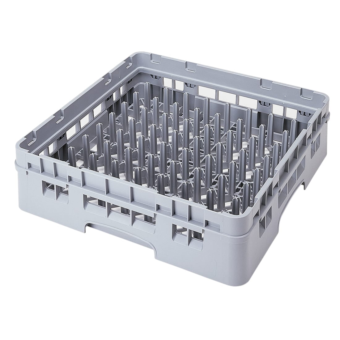 Cambro CamrackEssentials Blue Plastic Full Size Peg Rack with One Extender - 19 3/4"L x 19 3/4"W x 4 1/4"H