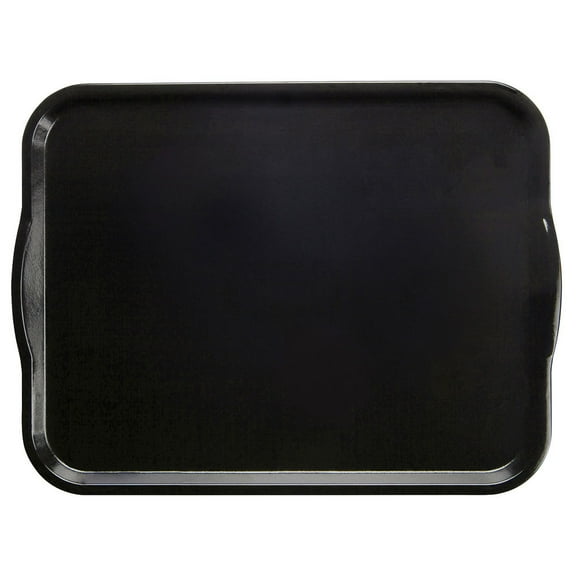 Cambro Camtray Black Fiberglass Tray with Handles - 20"L x 15"W