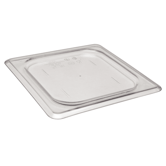 Cambro Camwear 1/6 Size Clear Polycarbonate Flat Food Pan Lid