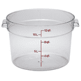 thumbnail image 1 of Cambro Clear Round Food Storage Container 12QT, 1 of 2