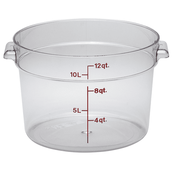 Cambro Clear Round Food Storage Container 12QT