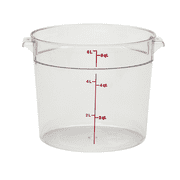 Cambro Clear Round Food Storage Container 6QT