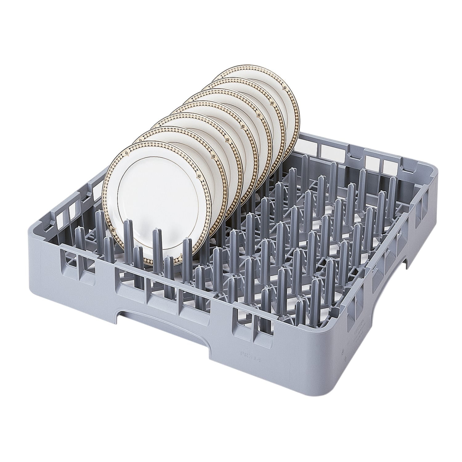 Cambro PR314L40151 Soft Gray 9 x 9 Camrack Peg Rack Standard