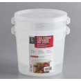 Cambro Commercial Grade Food Storage Containers (2) with Lids 6qt