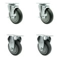 thumbnail image 1 of Cambro Dish Caddies Swivel Caster with 2 Rigid Replacement Set - SCC, 1 of 2