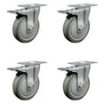 thumbnail image 1 of Cambro Dish Caddies Utility Truck Swivel Caster with Brake Replace Set - SCC, 1 of 2