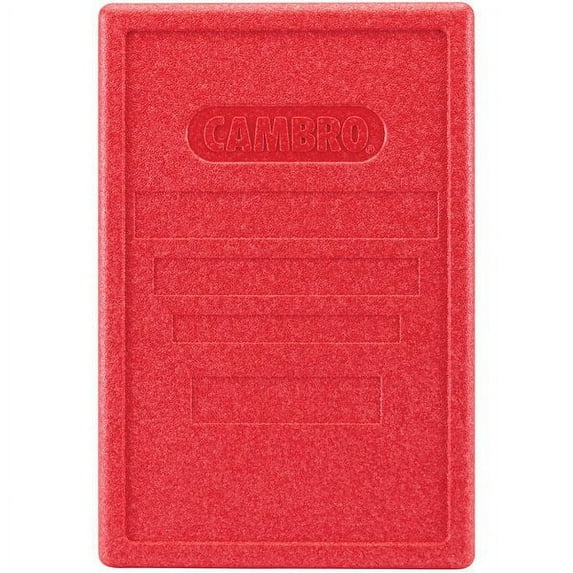 Cambro EPP180LID365 Cam GoBox Full Size Top Loader Replacement Red Lid
