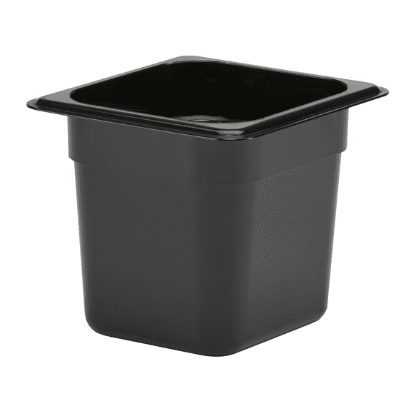 Cambro Food Pan 1/6 X 6" Camwear Black