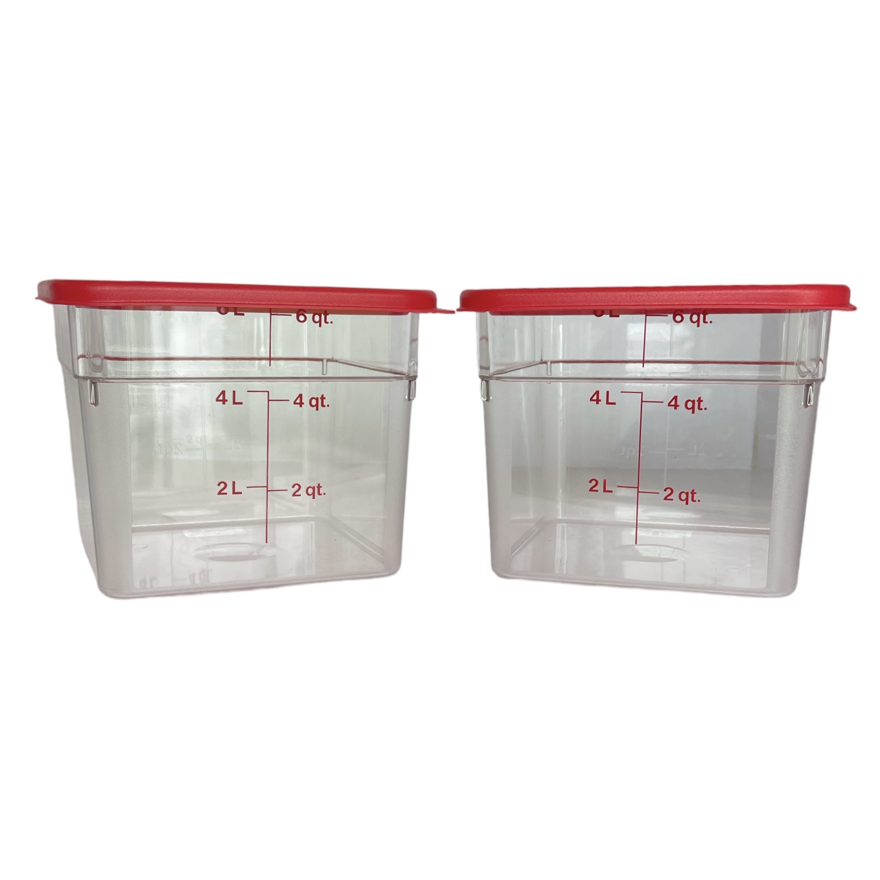 Cambro 6 qt. Food Storage Containers and Covers 2 ct. Set EACH